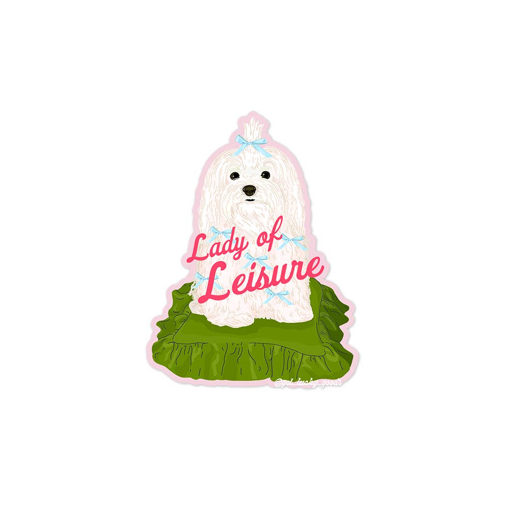Lucky Goods Paper - Wholesale Phone & Laptop Stickers - Lady Of Leisure – Matte Vinyl Sticker2