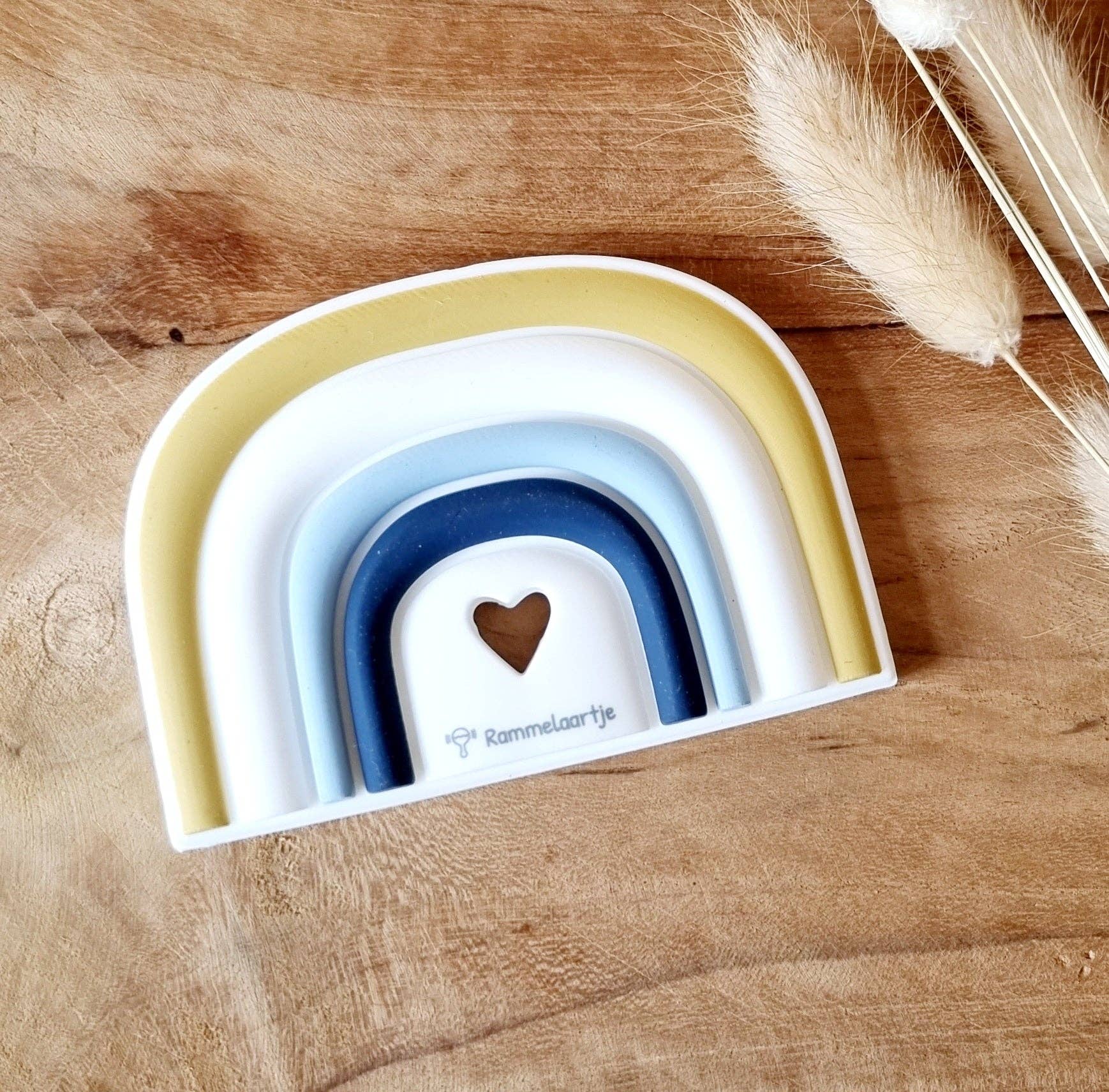 Rammelaartje - Wholesale Teether (Not Clip-On) - Baby - Rainbow Silicone Teether - Multicolour1