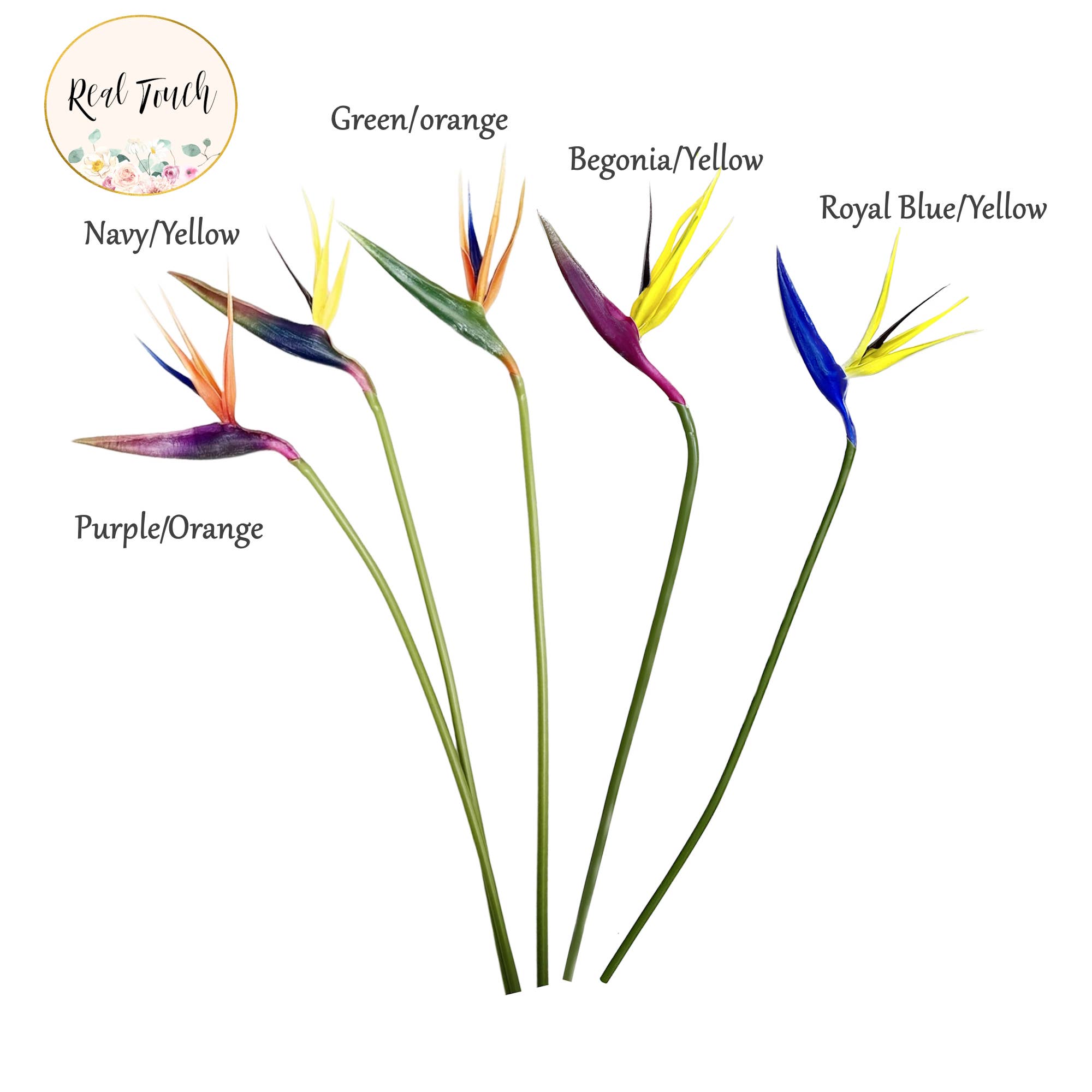 Angel Isabella – wholesale Konstgjorda blommor – 20-tums verklighetstrogen fågelblomma av paradis2