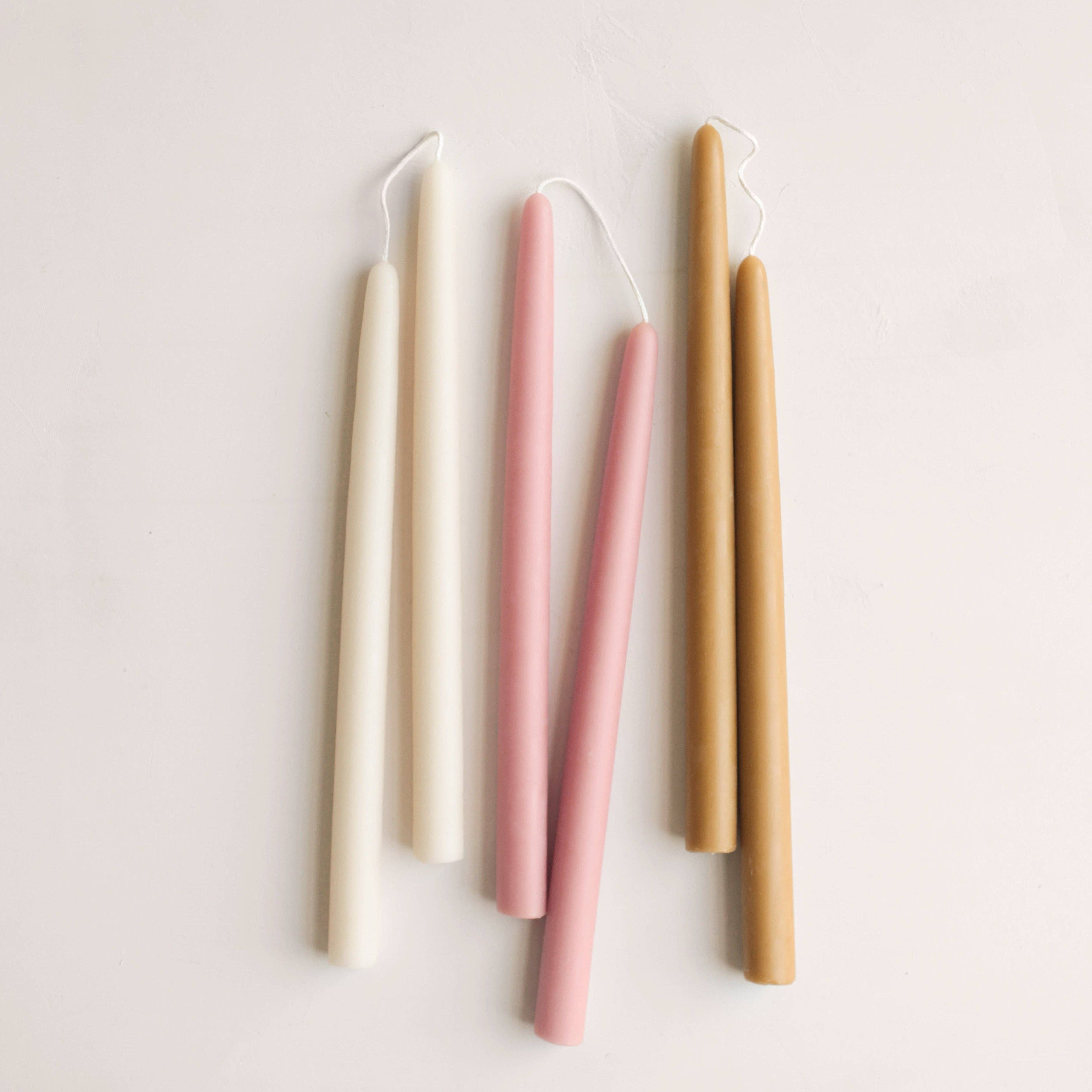 The Floral Society - Wholesale Tapered Candle/Candlestick - 12" Beeswax Taper Candles4