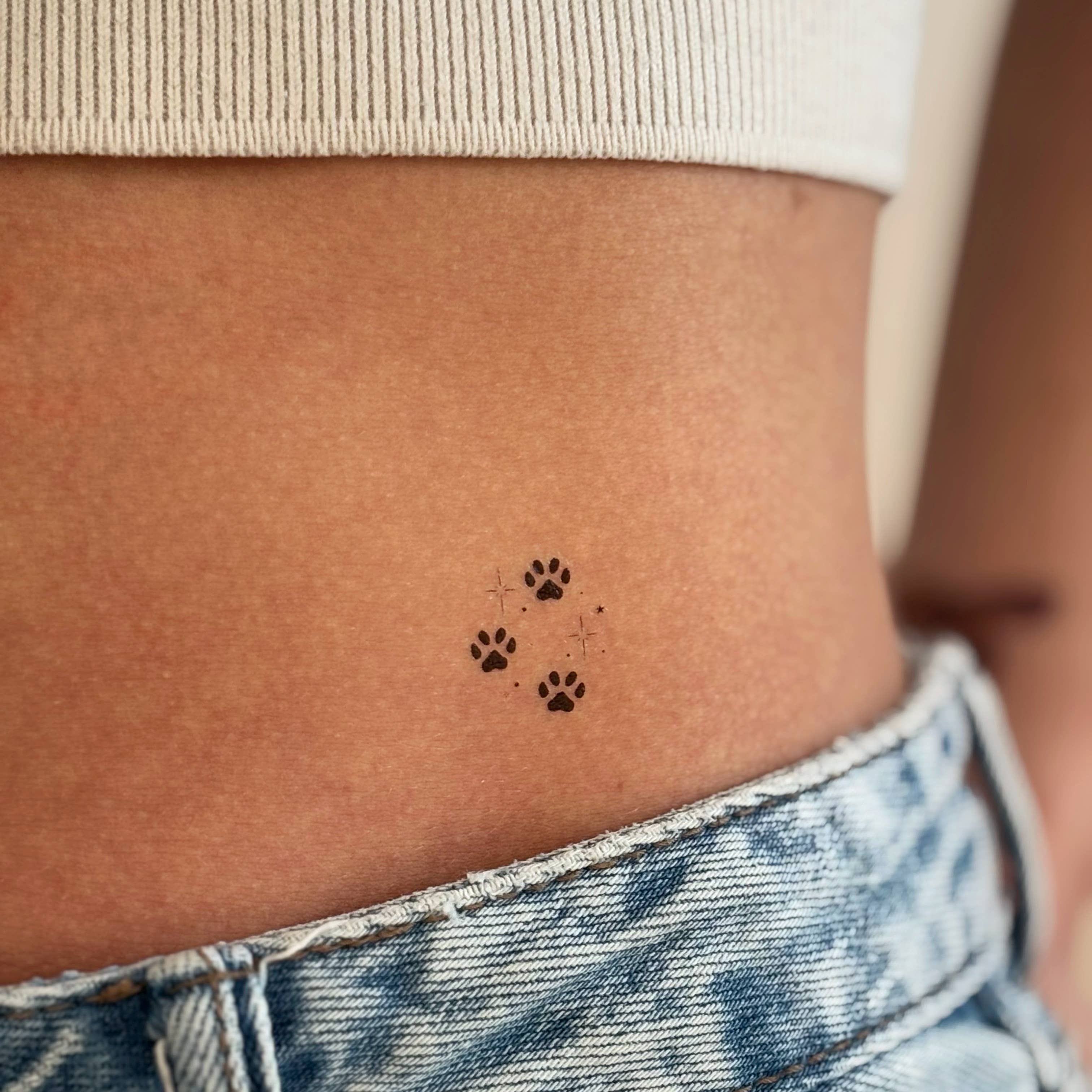 Sioou - Wholesale Temporary Tattoo - Pattes d'animaux x52