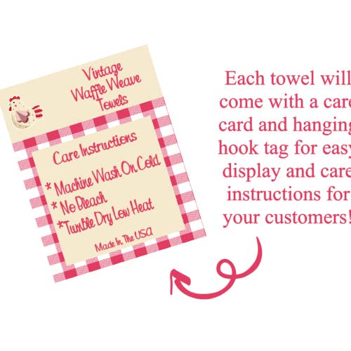 Prairie Chicken Sticker Shop & Gifts - Wholesale Tea Towel - Vintage Pumpkin Pie Recipe Waffle Weave Dish Towel Tea Towel2