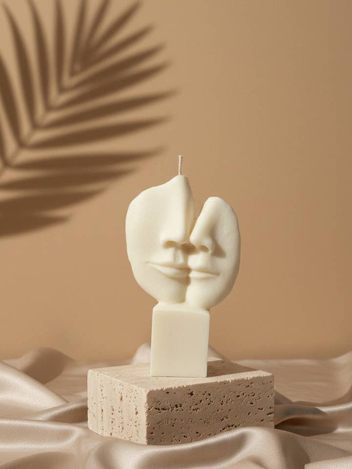 Ansigtslys | Skulpturel Sojavoks Kunst Irland for engroshandel hos Flaming Figures