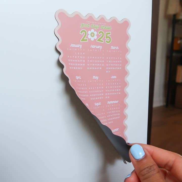 Created By Christine – Großhandel Kalender – Magnetkalender 2025 | 12-Monats-Kühlschrankkalender