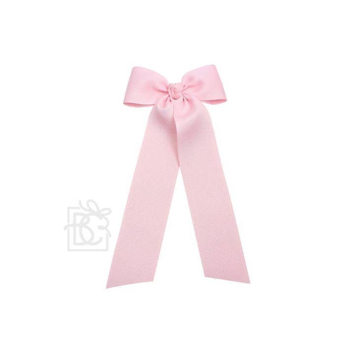 Beyond Creations, LLC - Wholesale Hair Bow - Kids - FLAT BOW W/ 7" STREAMERS ON ALLIGATOR CLIP26