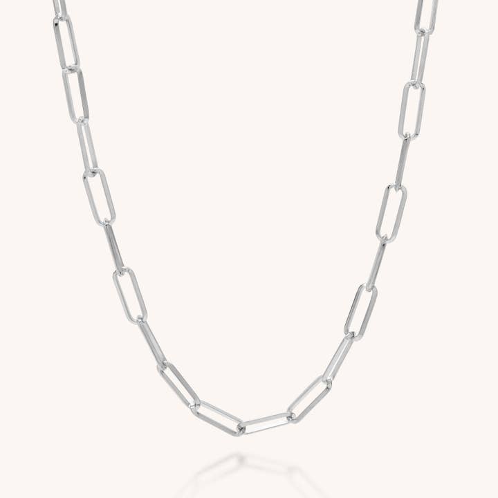 Trekantet papirclips-halskæde for engroshandel hos Nellou