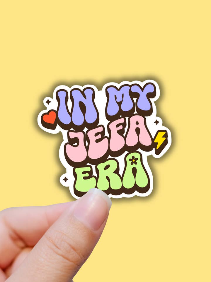 Aufkleber in meiner Jefa-Ära, Laptop-Aufkleber, Latina-Aufkleber für den Großhandel von Lalatina Shop