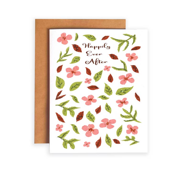 Lyckligt någonsin efter | Bröllop Hälsningskort för wholesale av Janine Payne Illustrations