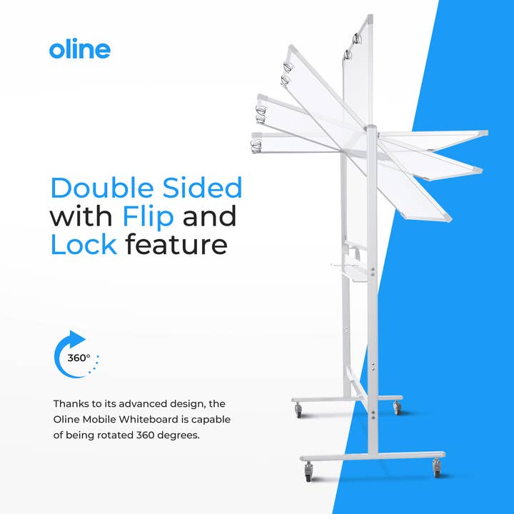 Oline – wholesale Whiteboard/dry-erase board – Mobile Whiteboard - 48"x36"5