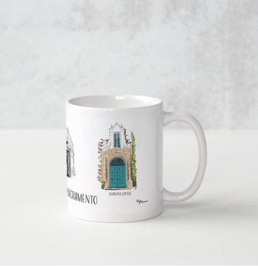 PriyaOriginalsArt - Wholesale Coffee Mug - Coffee Shops of Sacramento - Mug4