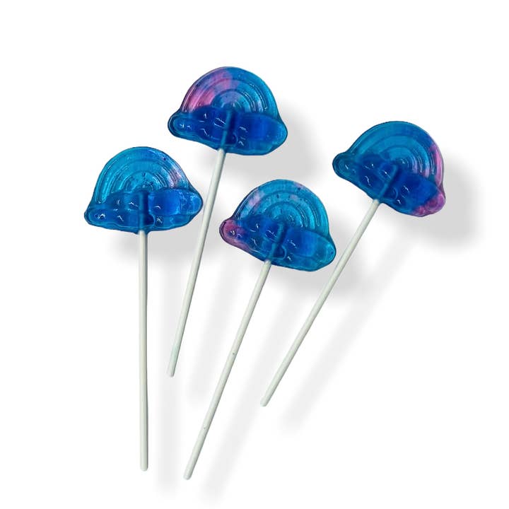 Pure Sugar Candy - Wholesale Lollipop - Cotton Candy Rainbow Lollipops