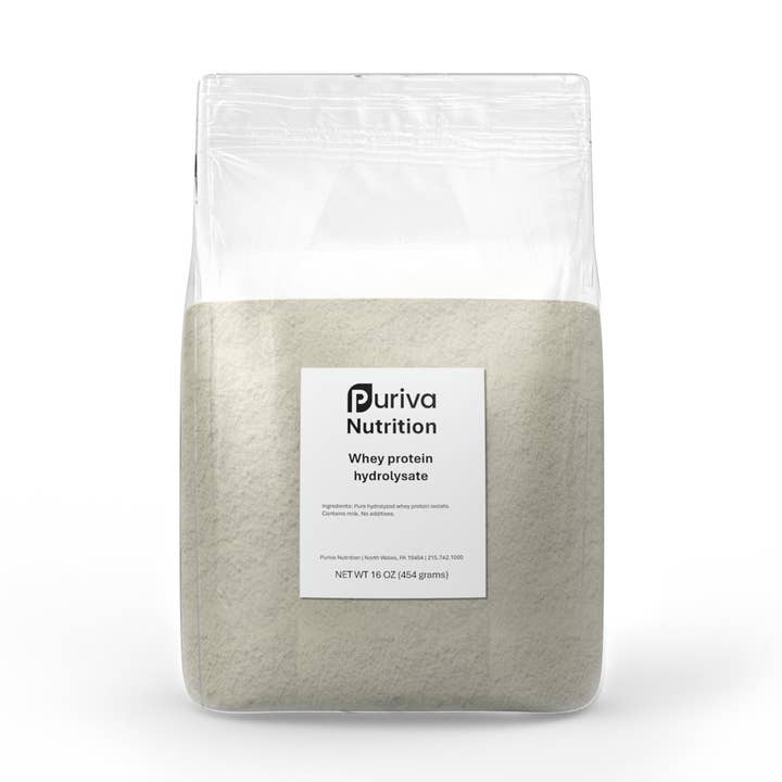 Protein powder, Hydrolyzed Whey Protein Isolate, plain, 1 pound, Puriva Nutrition and other Purchase wholesale powders whey isolate. Free returns & net 60 terms on Faire trending on Faire.