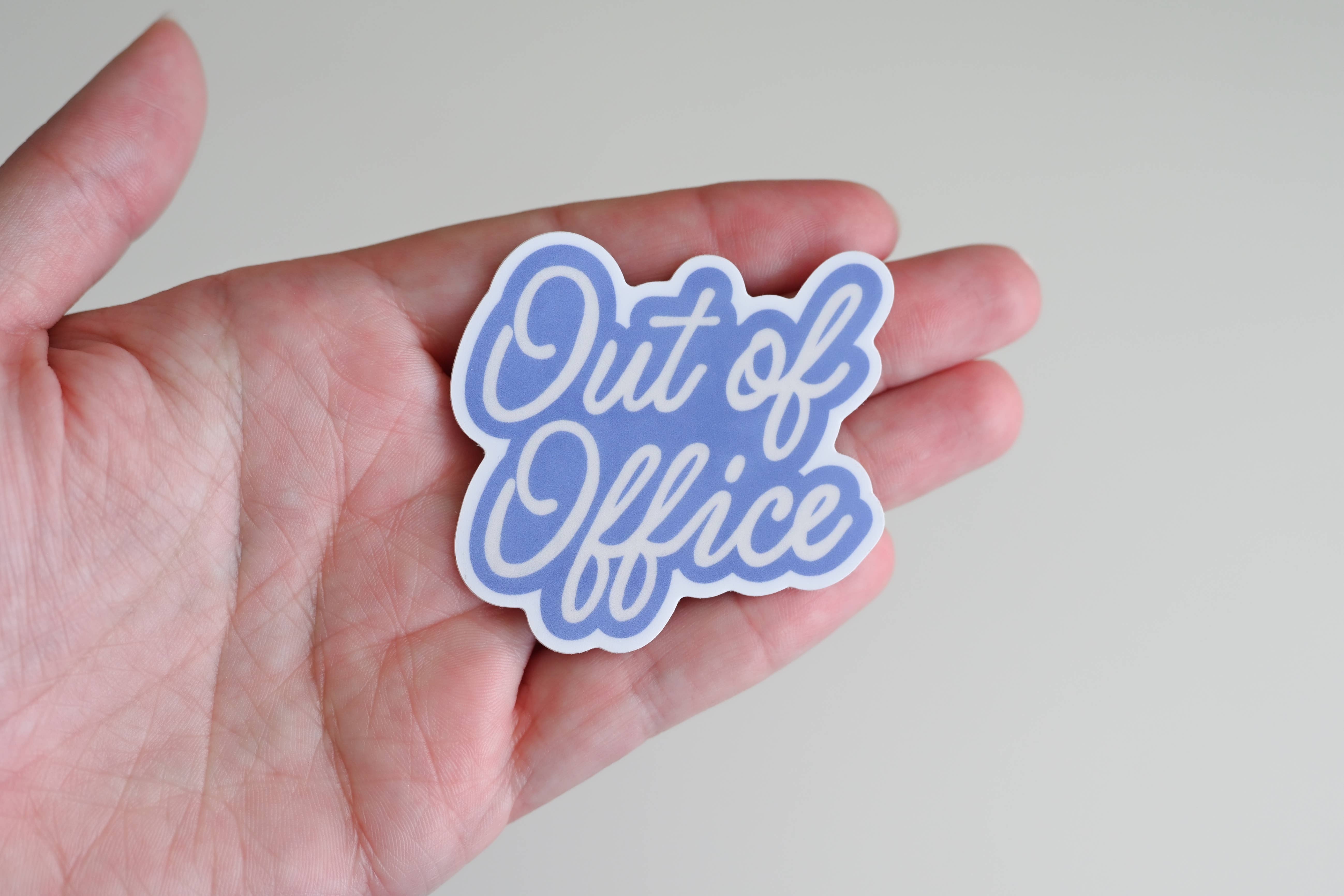 Simple Whimsy - Wholesale Sticker - Out Of Office - Vinyl Sticker2