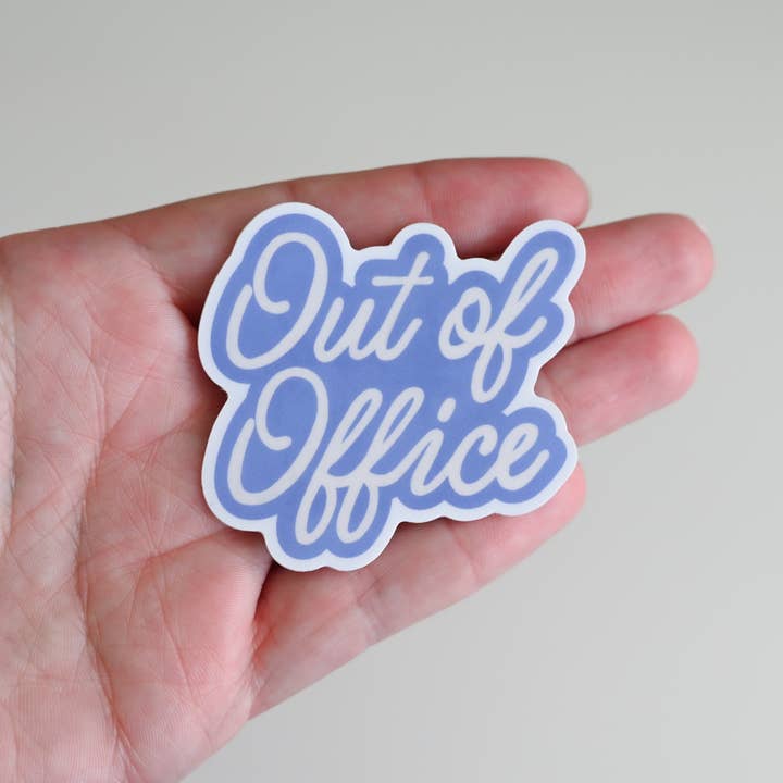 Simple Whimsy - Wholesale Sticker - Out Of Office - Vinyl Sticker2