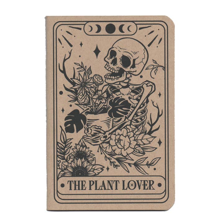 Caderno pequeno artesanal The Plant Lover Tarot de 48 páginas por atacado de American Pigeon Co