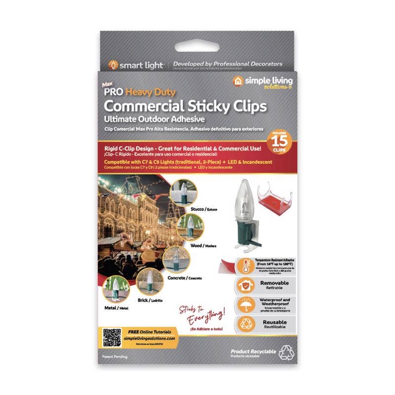 Everyday Supply Co - Wholesale Binderclip - Simple Living Max Pro Heavy Duty Sticky Clips, 15 Pack0
