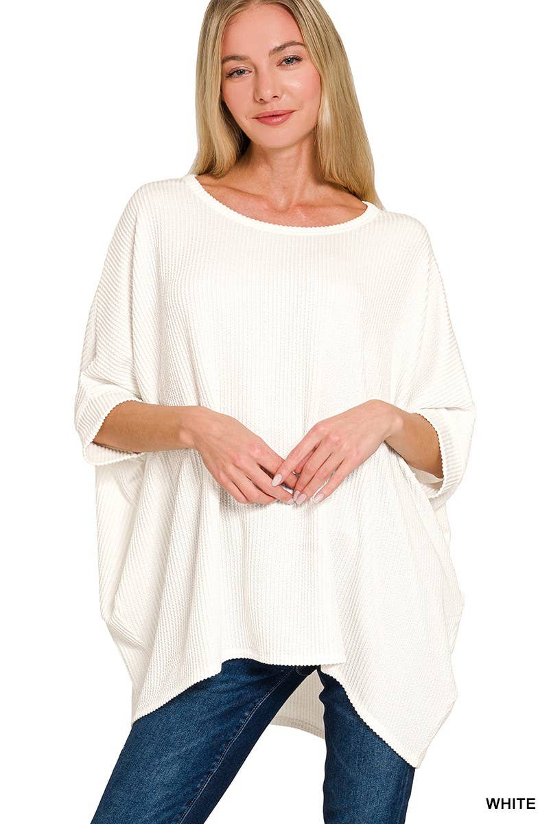 Vanilla Monkey - Wholesale Knit Top - Women's - Raised Rib Bat Sleeve Top14
