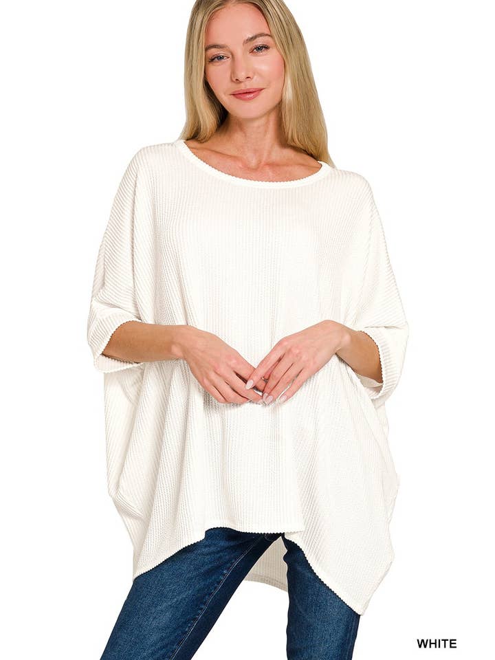 Vanilla Monkey - Wholesale Knit Top - Women's - Raised Rib Bat Sleeve Top14