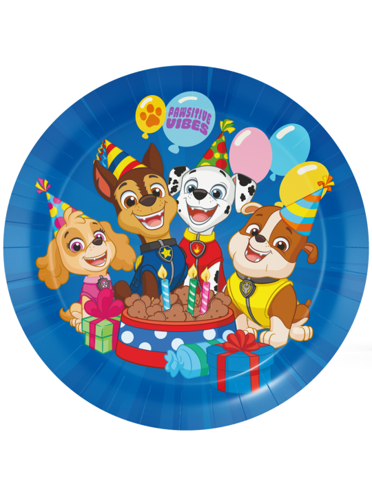 Dream Party – Großhandel Einwegteller – 8 Teller 23 cm Paw Patrol0