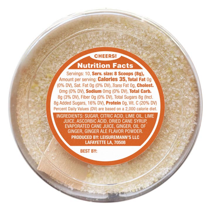 Leisuremann's Cocktail Mixes - Wholesale Cocktail Mix/Syrup - Moscow Mule Cocktail Mix Jar2