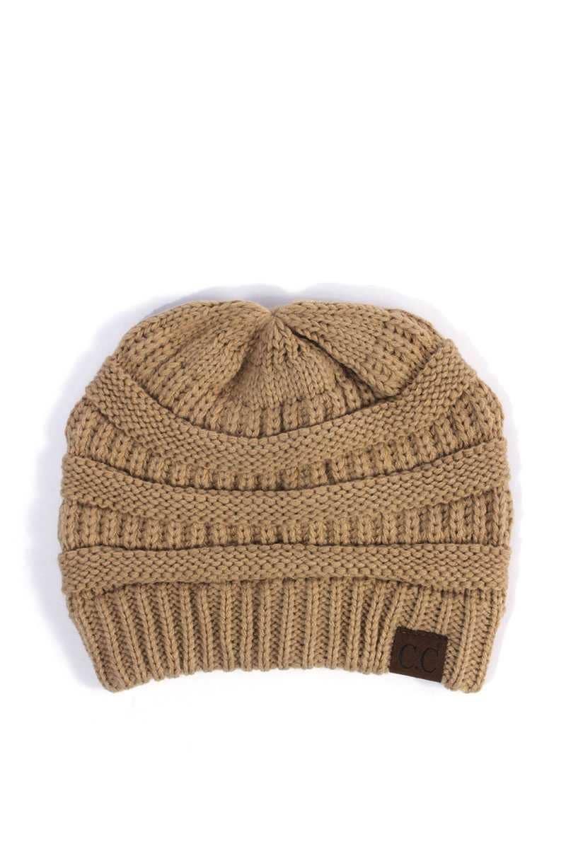 Oblige by G – Großhandel Beanie – Damen – Klassische Strickmütze mit C.C.-Etikett HAT-20A17