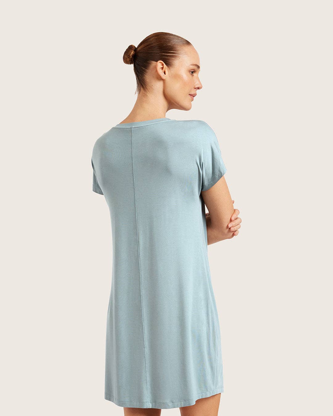 Bleu Minéral Chemise de nuit Goodnight - Bleu minéral en vente sur Faire3