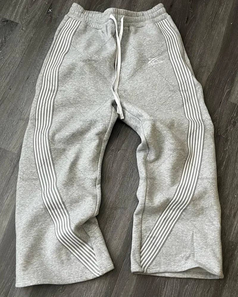 SALINA TRADING INC - Wholesale Lounge Sweatpants/Joggers - Men's - Vintage Striped Jogger Pants Casual Athleisure Bottoms1