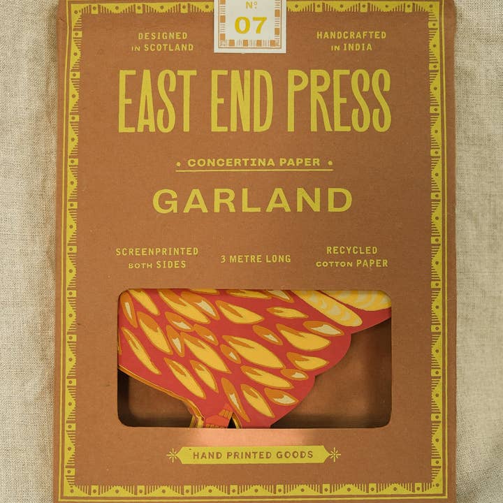 East End Press - Venta al por mayor Banderines/guirnaldas - Guirnalda de concertina con pollos3