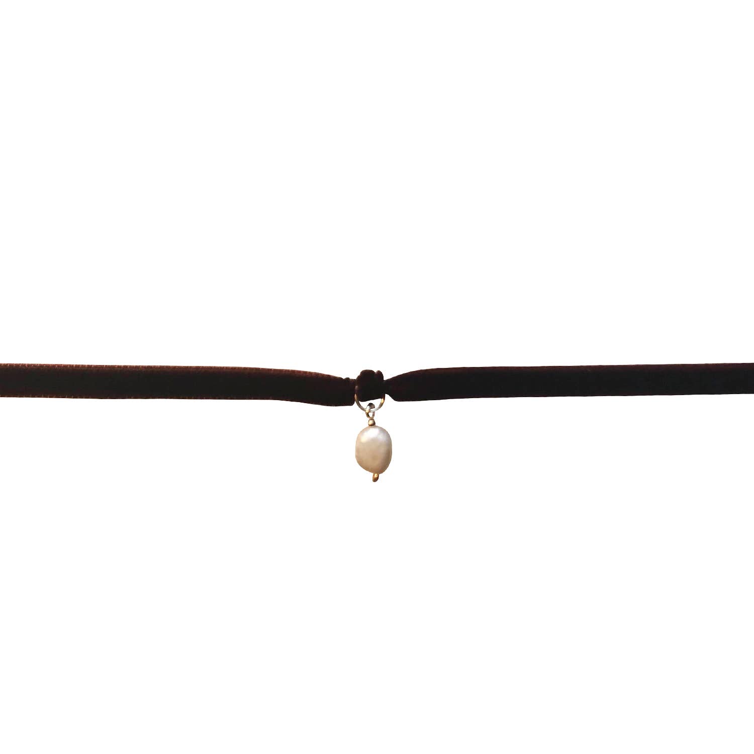 No Wallflower Project – wholesale Choker/collar – Freshwater Pearl Velvet Choker18