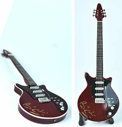 Ocean Peak Australia and New Zealand Pty Ltd - Vente Décorations de table - Guitare miniature Brian May Signature0
