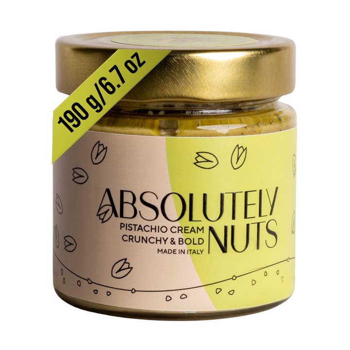 Crunchy Pistachio Cream 40% 6.7oz for wholesale by Absolutely Nuts