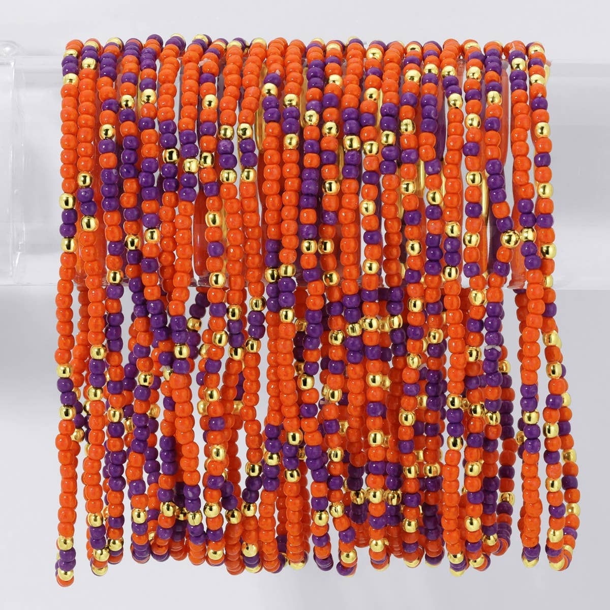 Splendid Iris - Wholesale Jewelry Set - Stretch Seed Bead GAME DAY Bracelets9