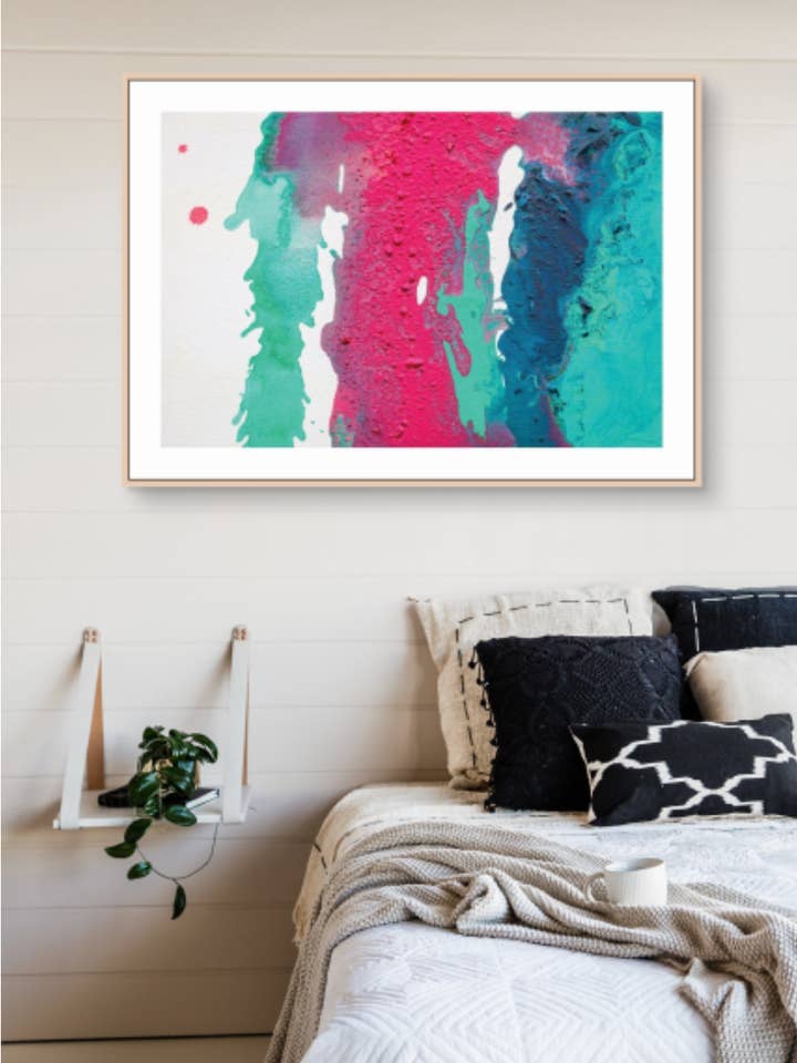 LOVE ON CANVAS II - LANDSCAPE for wholesale by Sarah CK Art