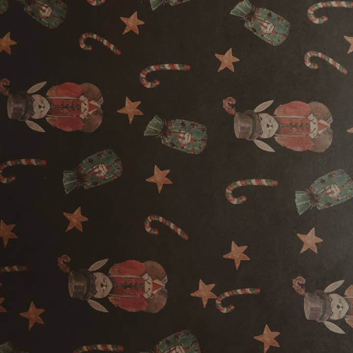 MyDesignPictures - Wholesale Flat Wrap - Christmas Bunny Kraft Wrapping Paper4