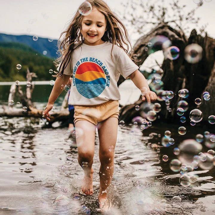 Beach and Back Onesie & Kids Tee for wholesale by Rivet Apparel Co.