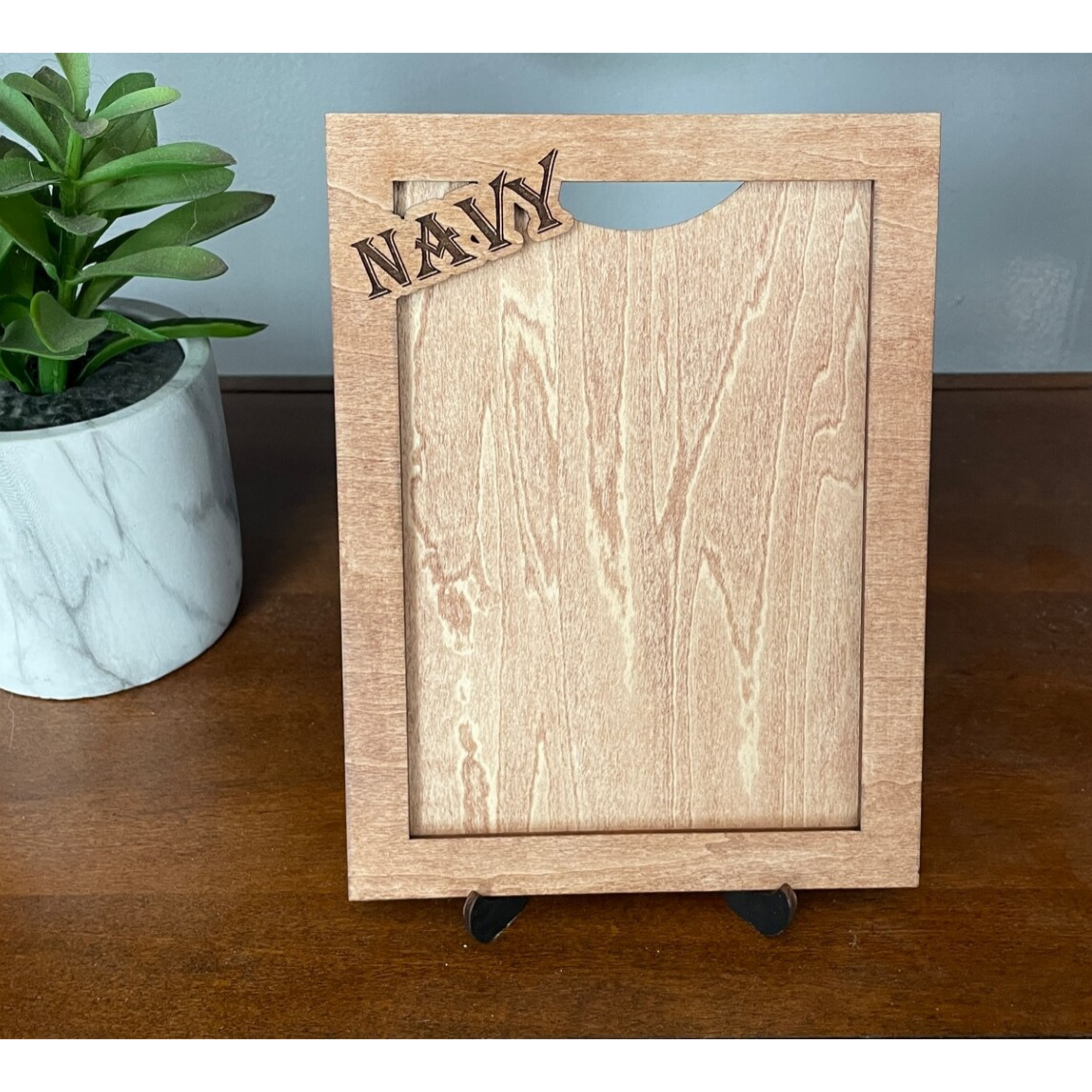 Wooden Nose Gift Shop - Wholesale Picture Frame - 5x7 Picture Frame Navy Picture Frame1