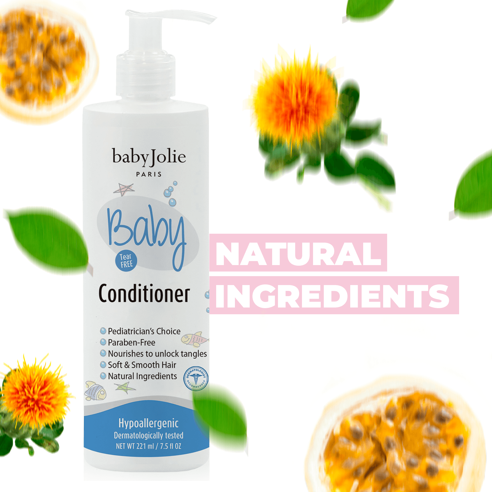 Baby Jolie - Vente Après-shampoing – bébé - Après-shampooing pour bébé | 7,5 oz (221 ml)10