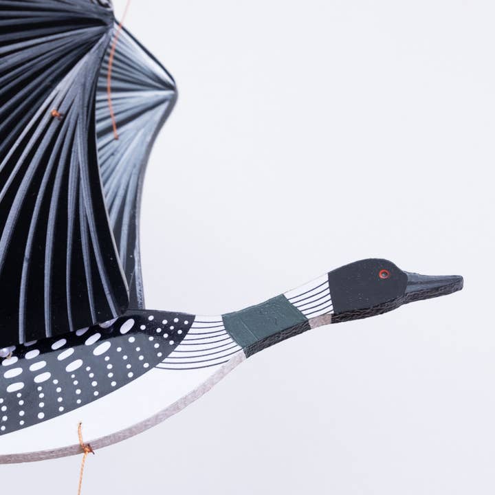 Tulia's Artisan Gallery - Wholesale Mobile - Loon Bird Flying Mobile4