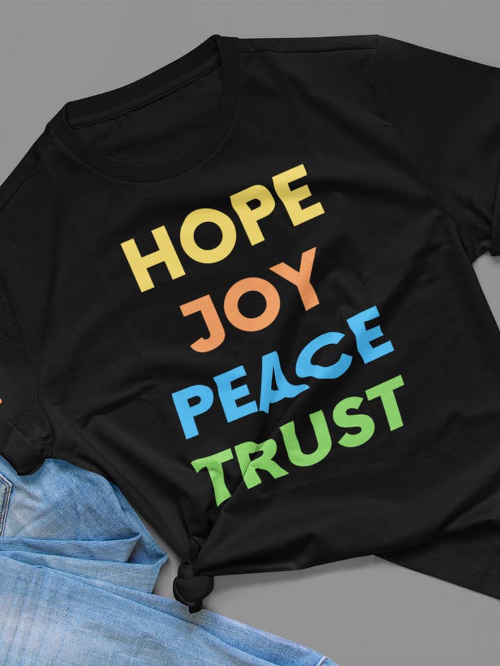 Hope Joy Peace Trust for wholesale by Wear the Promise