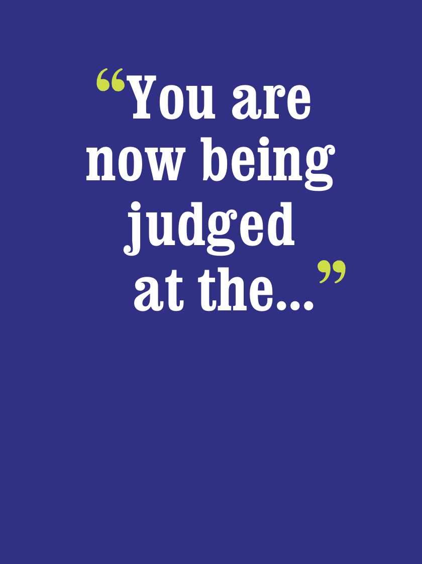 Horse Hollow Press - Wholesale Birthday Card - Horse Greeting Birthday Card / You're Now Being Judged / Fun6