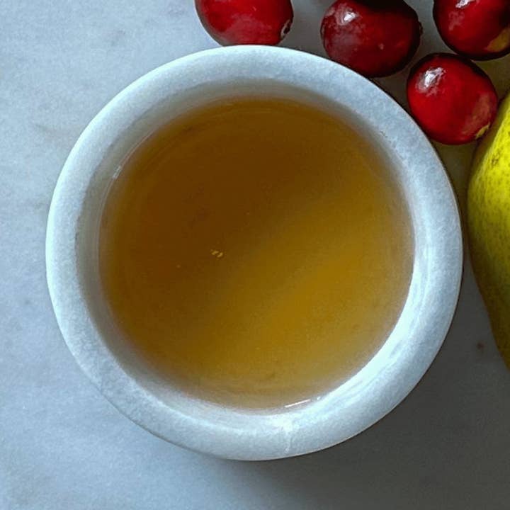 Cranberry Pear Aged White Balsamic Vinegar for wholesale by Olive Branch Oil & Spice