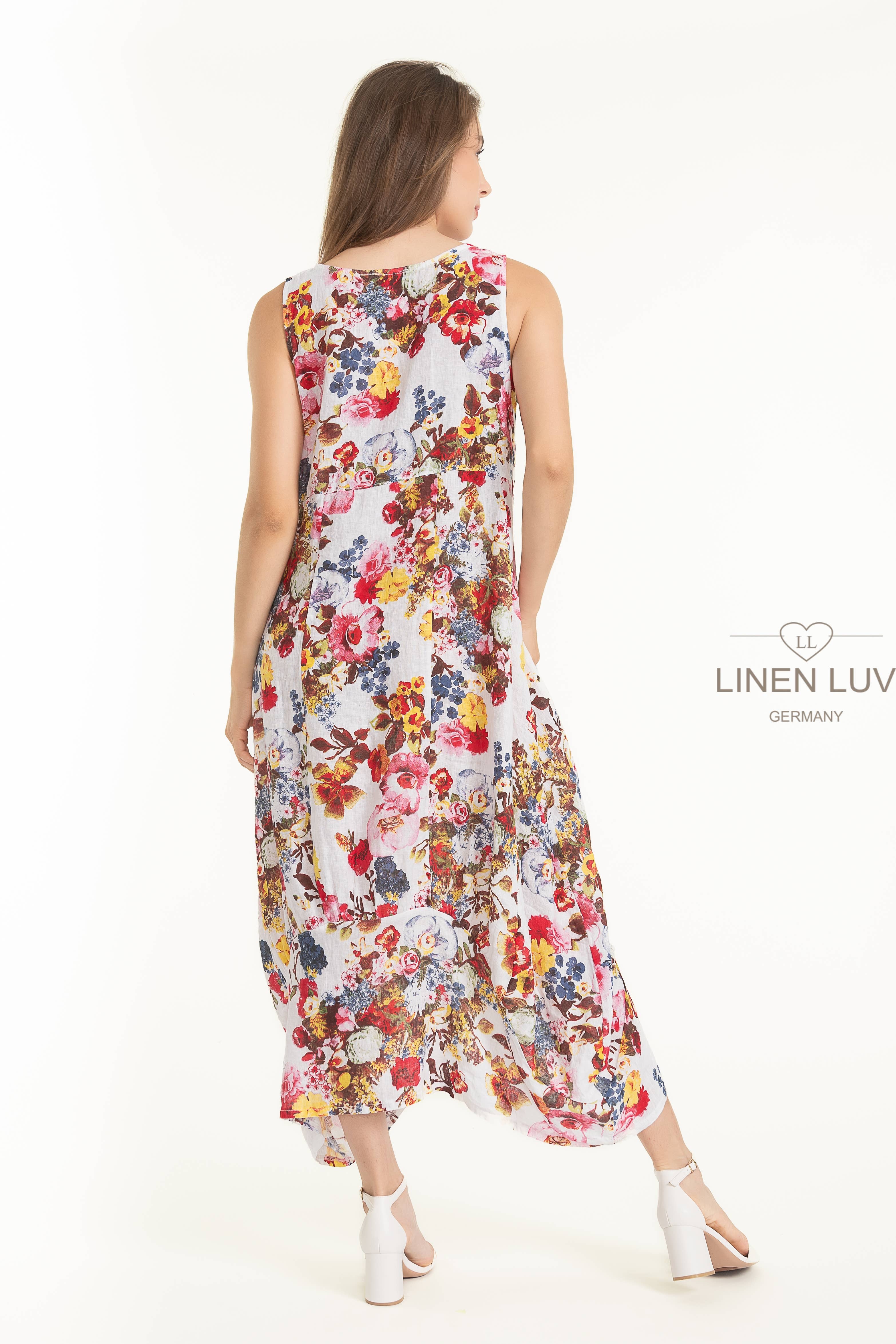 Bianco SS25 - French Linen Dress Linen Luv (TP1622-11) for wholesale on Faire2