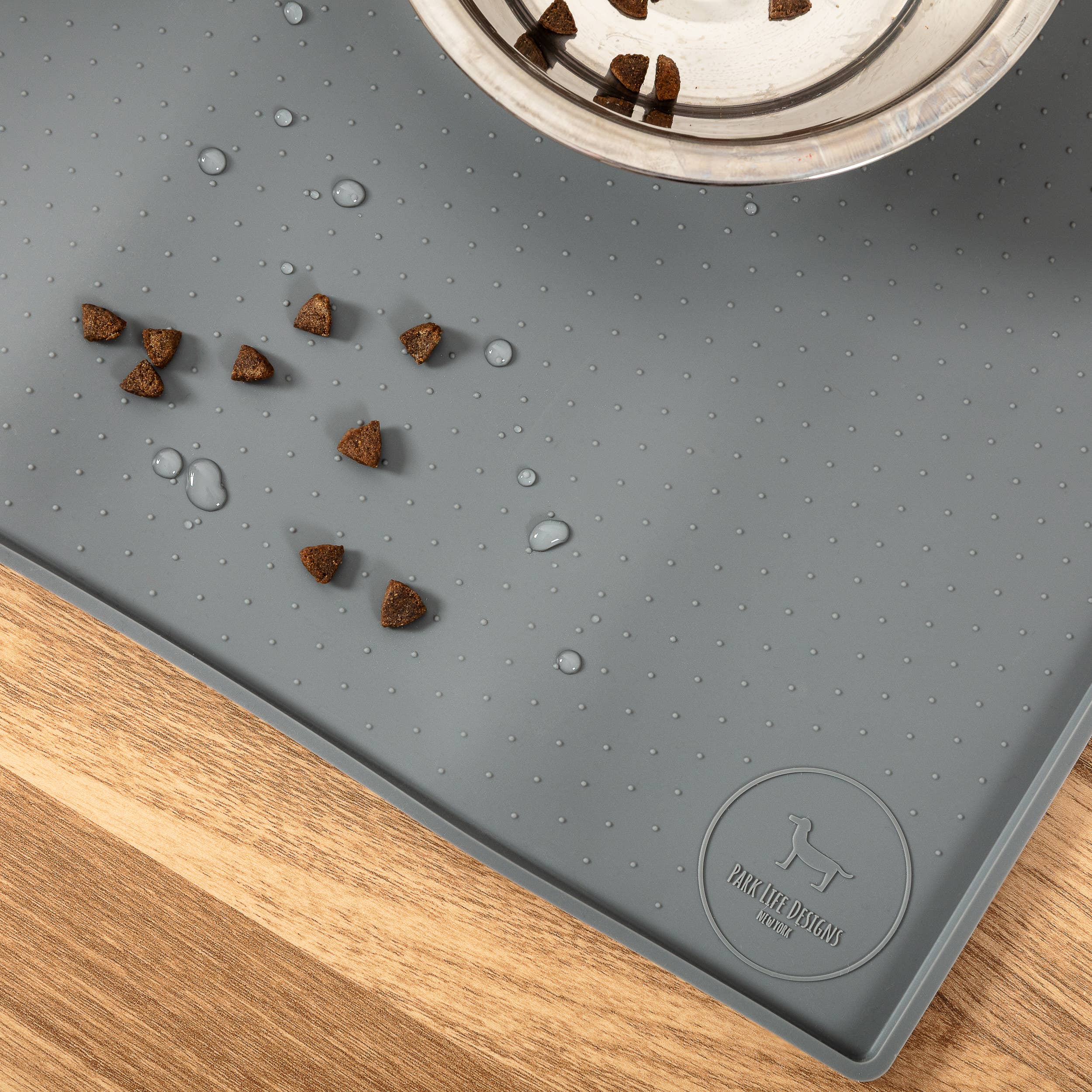 Park Life Designs - Venta al por mayor Esterilla para comedero de mascotas - Perros - Tapete de silicona para mascotas sin desorden7