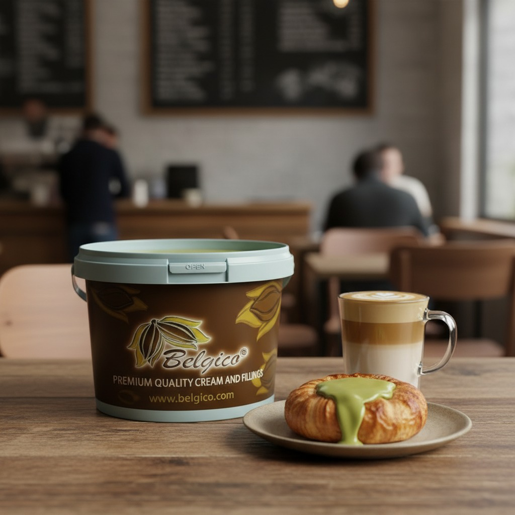 Belgico US - Vente Chocolat - Pâte de pistache premium Belgico® – seau de 4 kg5