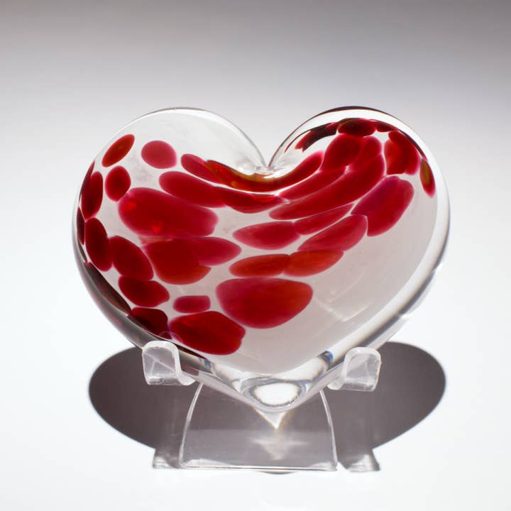 Heart Paperweight - Forget Me Not for wholesale by epiphany studios