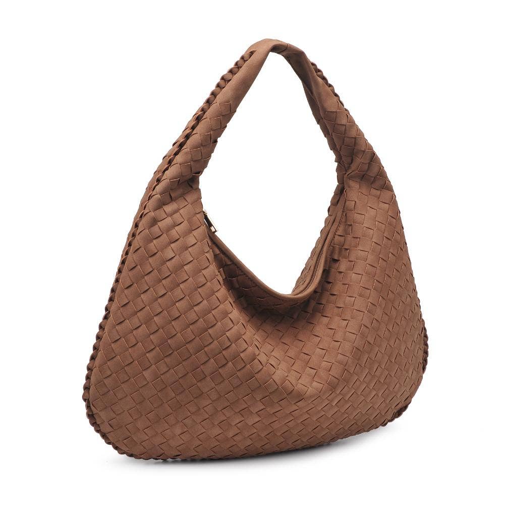 Urban Expressions – Großhandel Schultertasche – Damen – Victoria Hobo-Tasche mit geflochtenem Design aus veganem Leder9