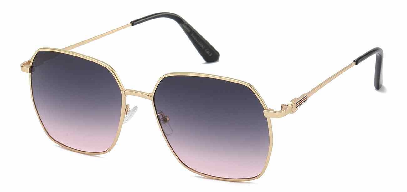 Sunrayzz Imports - Wholesale Sunglasses - Women's - Giselle Metallic Square Sunglasses gsl282455