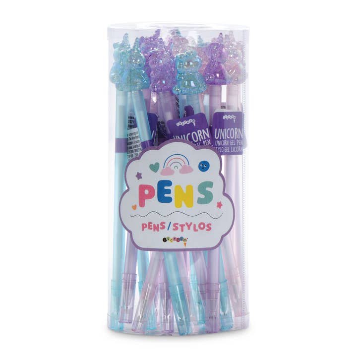 Unicorn Gel Pens Pdq - 20 Pc for wholesale by Iscream