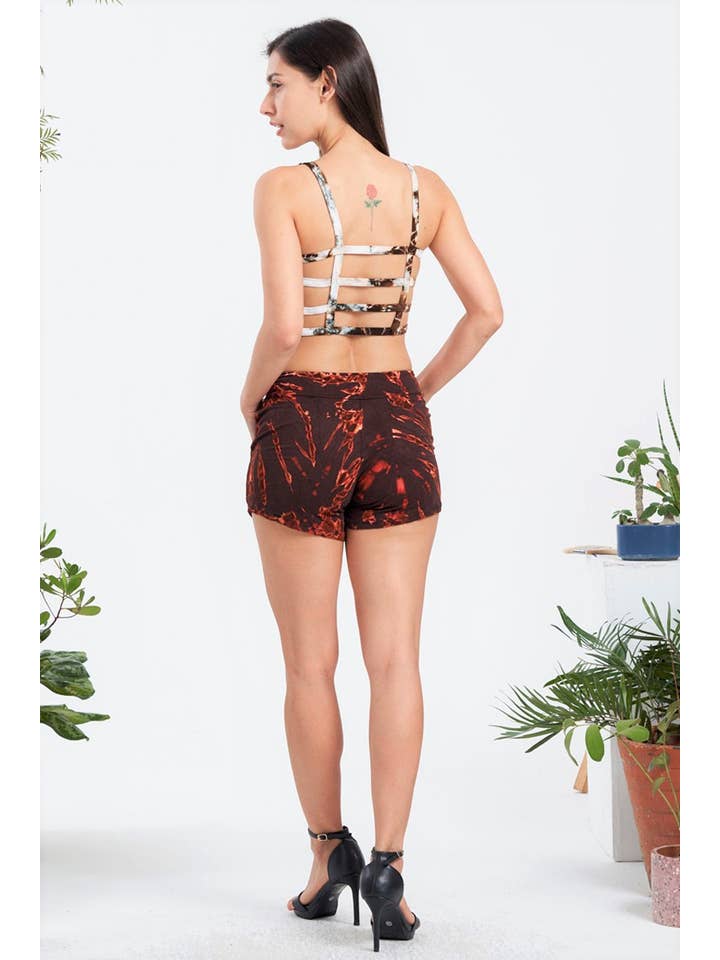 Kathmandu Imports - Wholesale Knit Top - Women's - Tie-Dye Crop Top (TH-1720)