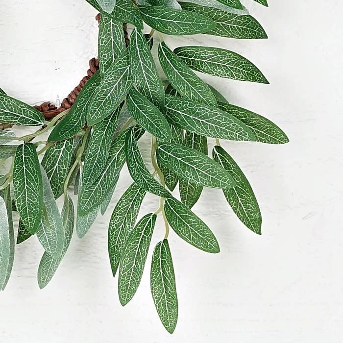 Impressive Enterprises, Inc. - Wholesale Wreath - 31265- 12in (3.5)Wreath-Olive Leaves-1